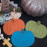 ITH Quilted Pumpkin Machine Applique Design 